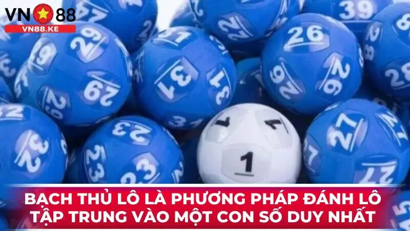 Bạch thủ lô là phương pháp đánh lô tập trung vào một con số duy nhất 